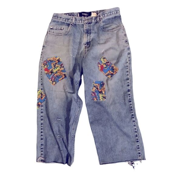 Vintage Levi’s Baggy Silvertab  Cropped Jeans - Picture 1 of 11